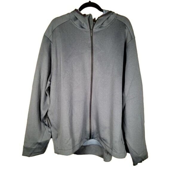 All in Motion Men's Big & Tall Tech Fleece Full Zip Hoodie Sz XXXL - Picture 1 of 9